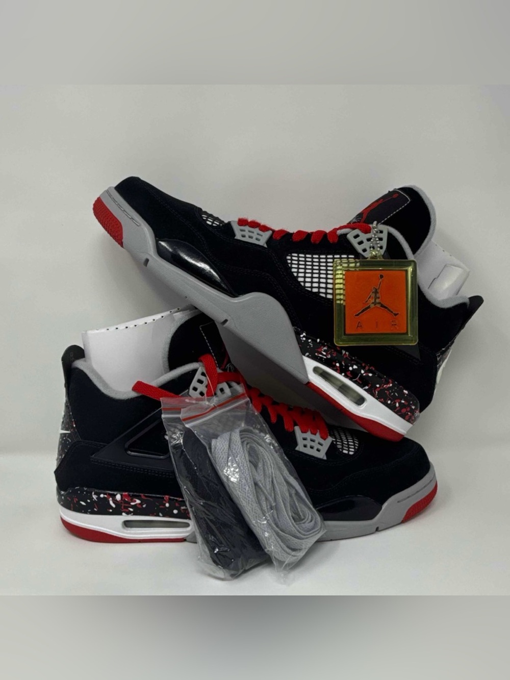 Sneakers Size 13 - OVO x Air Jordan 4 Retro Splatter Promo Sample Supper Rare